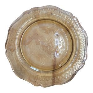 Vintage Federal Glass Patrician Dinner Plate